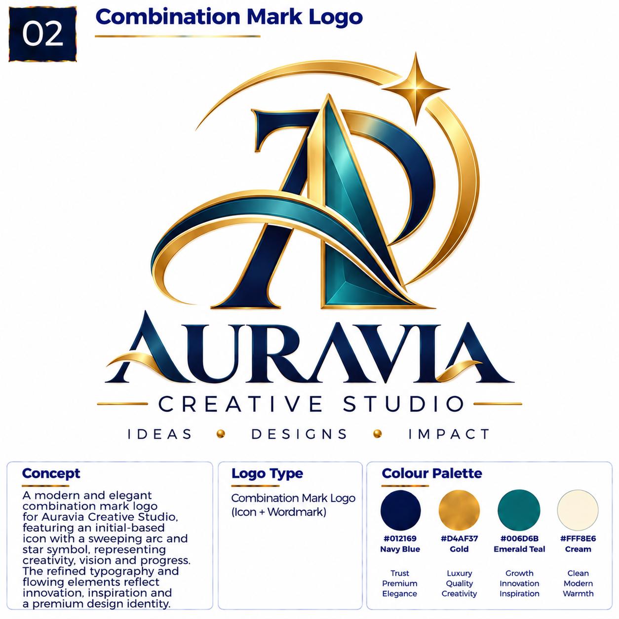Combination mark logo example 2 of 5
