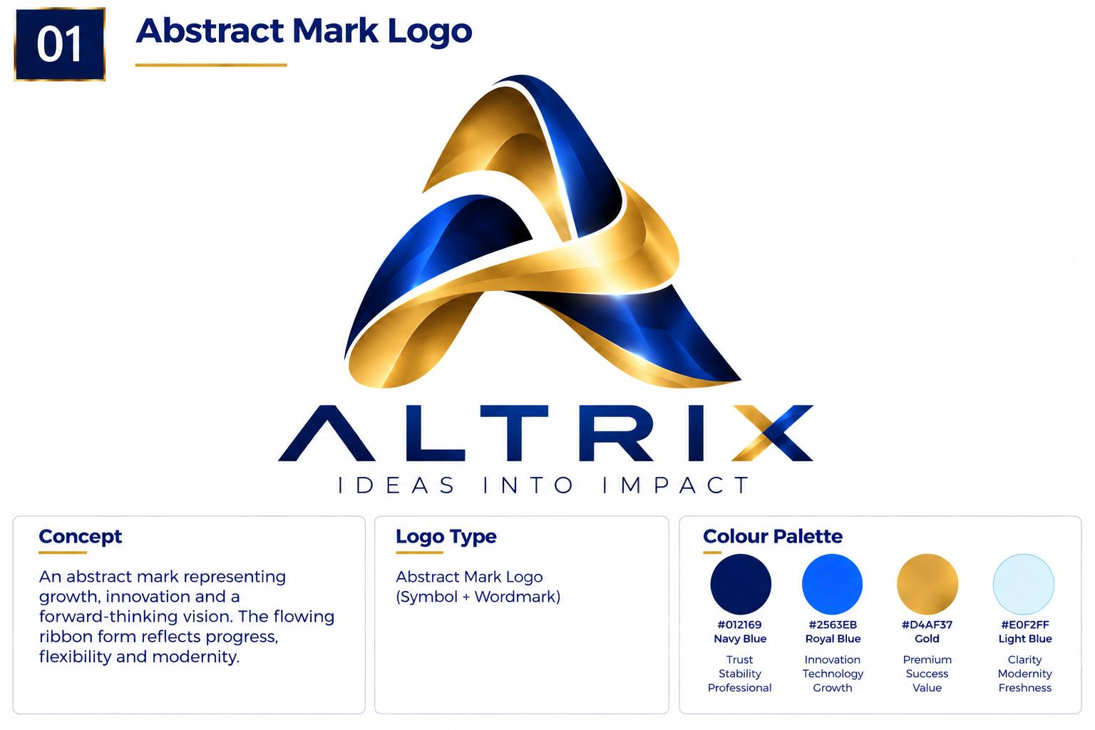 Abstract mark logo example 1 of 5