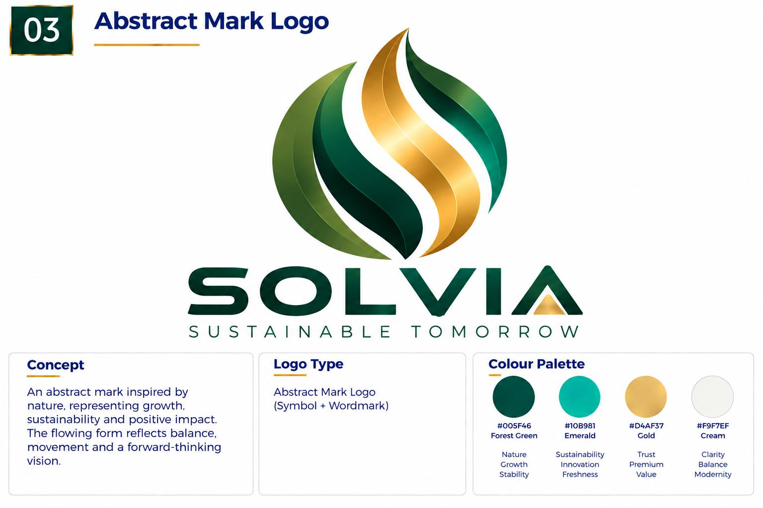 Abstract mark logo example 3 of 5