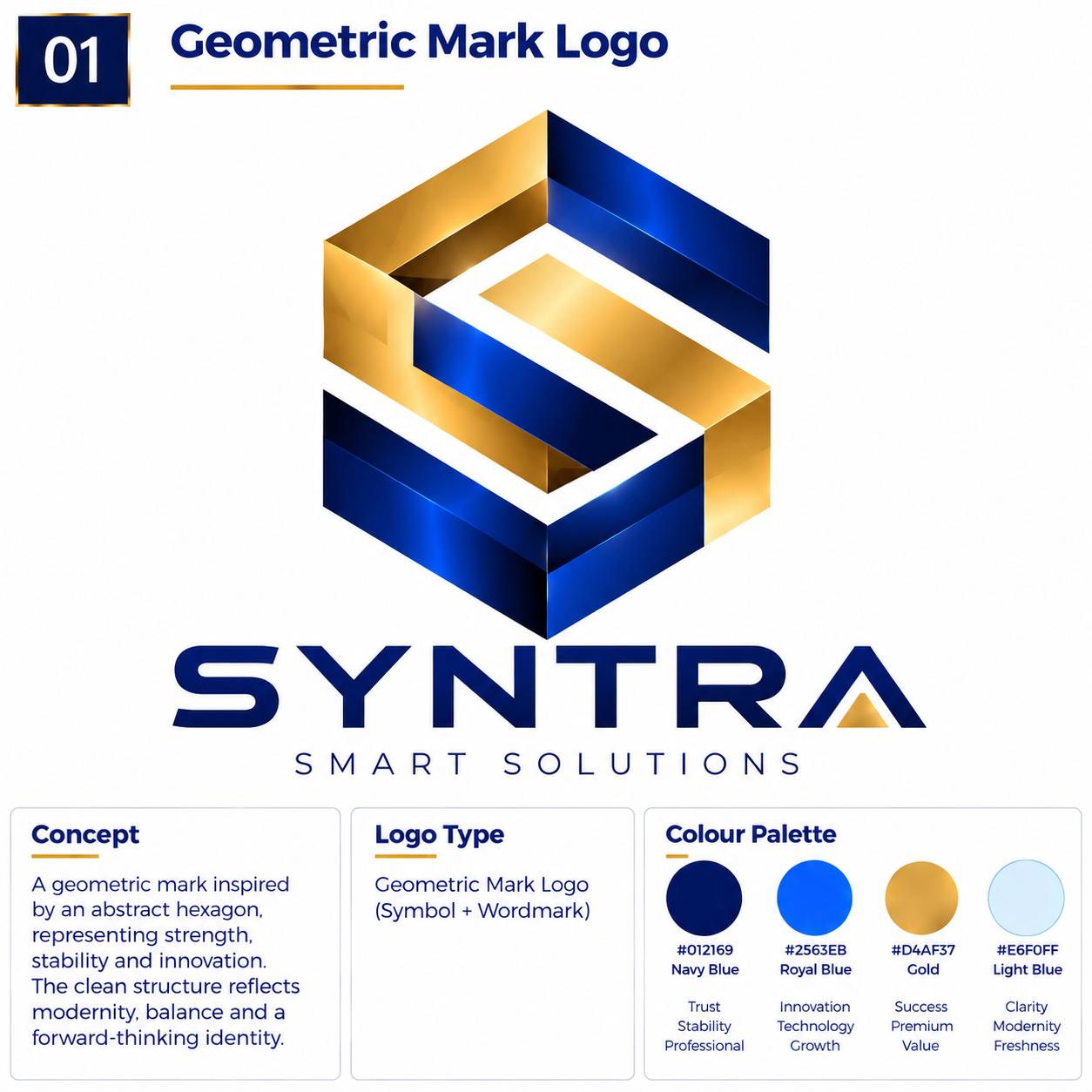 Geometric mark logo example 1 of 5