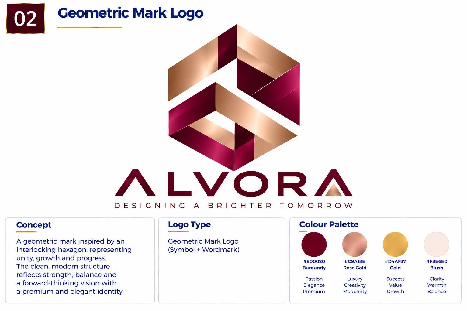 Geometric mark logo example 2 of 5