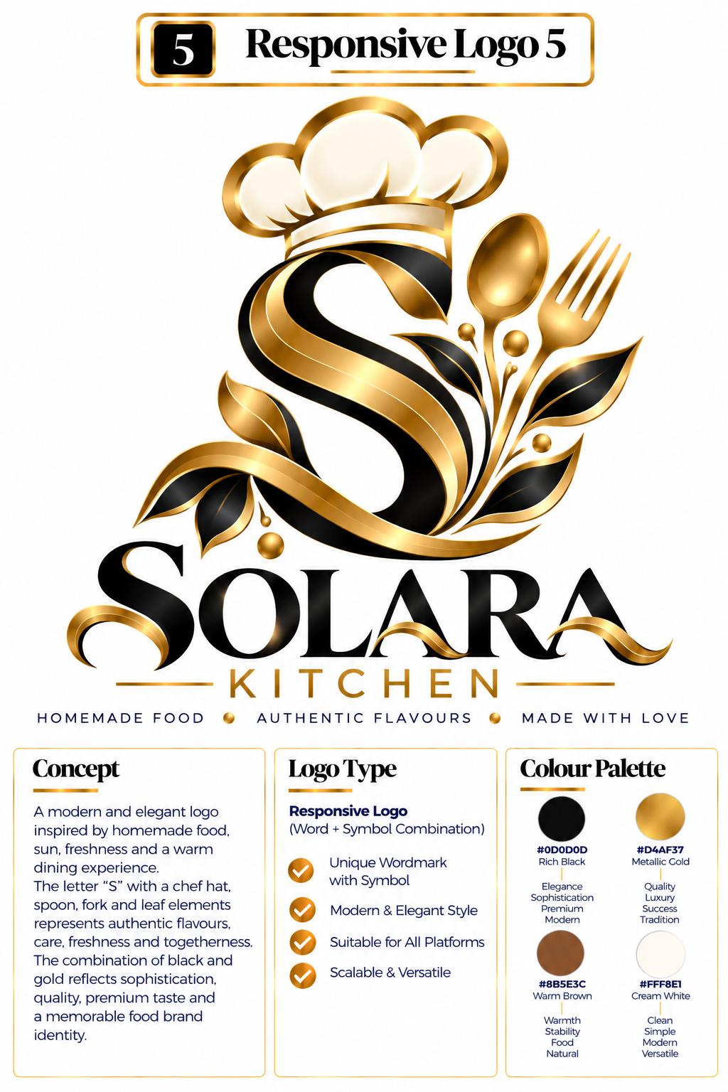 Responsive logo logo example 5 of 5