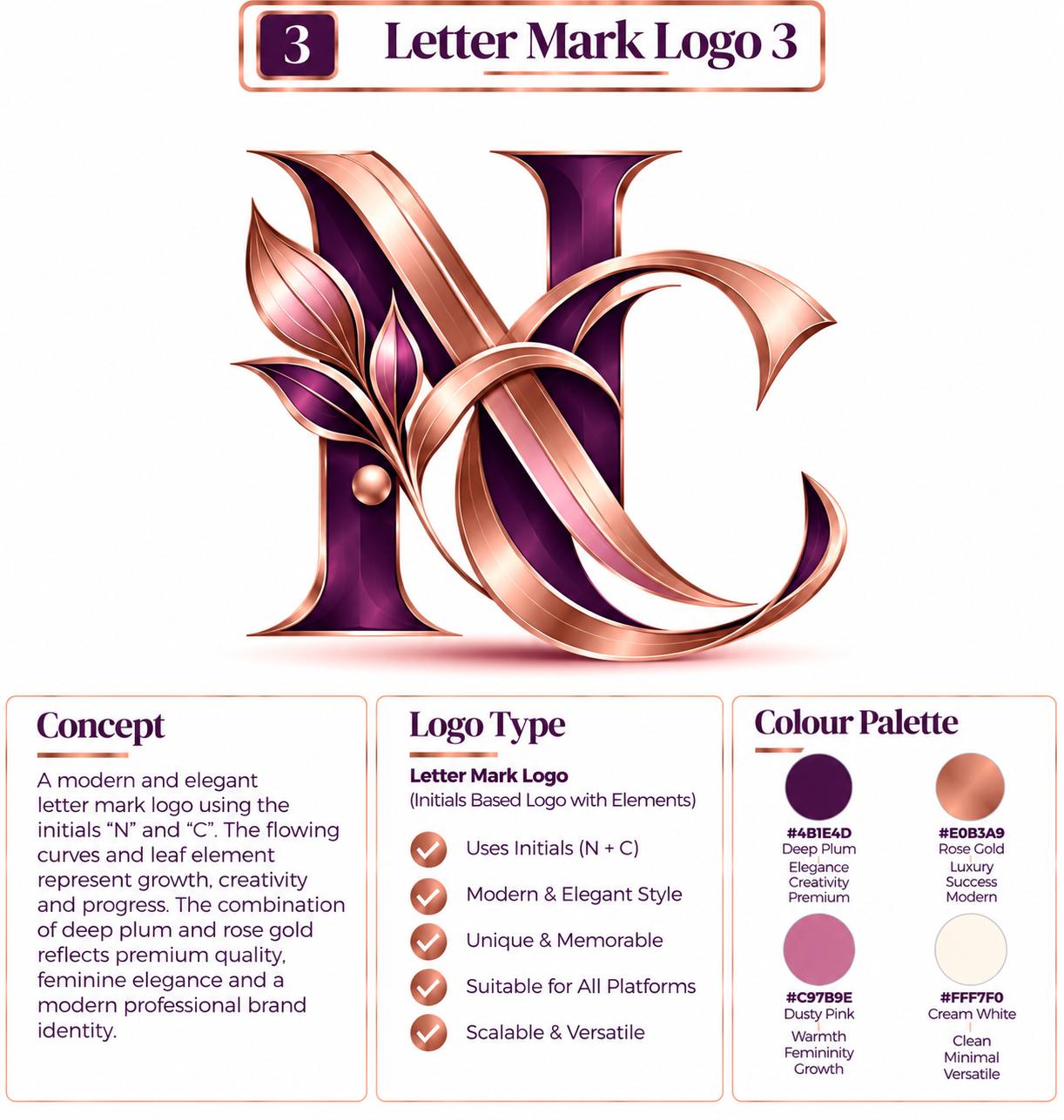 Lettermark logo example 3 of 5