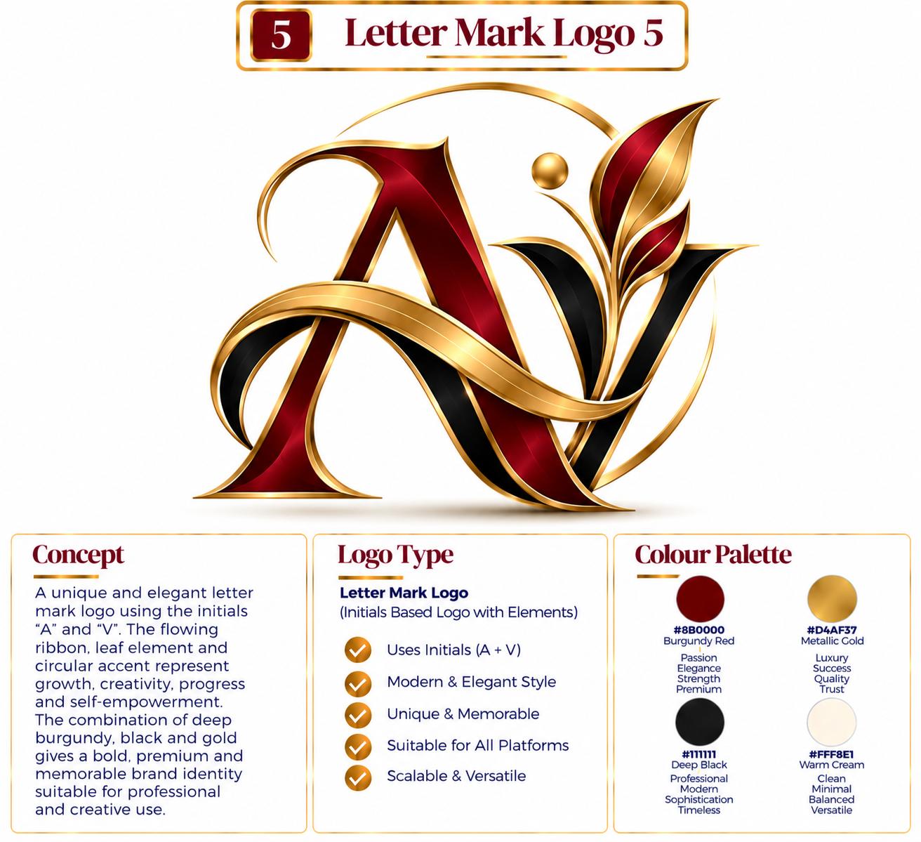 Lettermark logo example 5 of 5