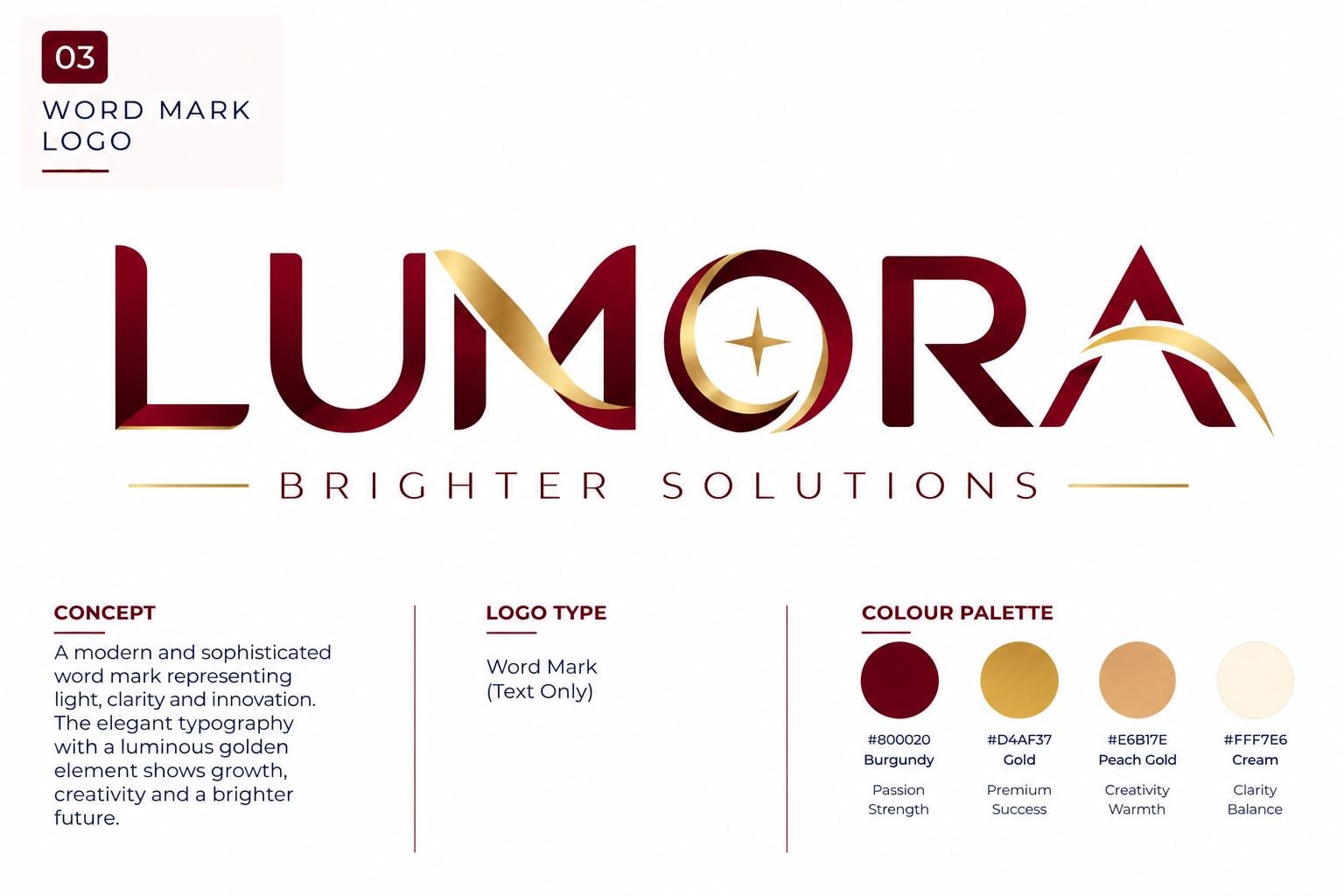 Wordmark logo example 3 of 5