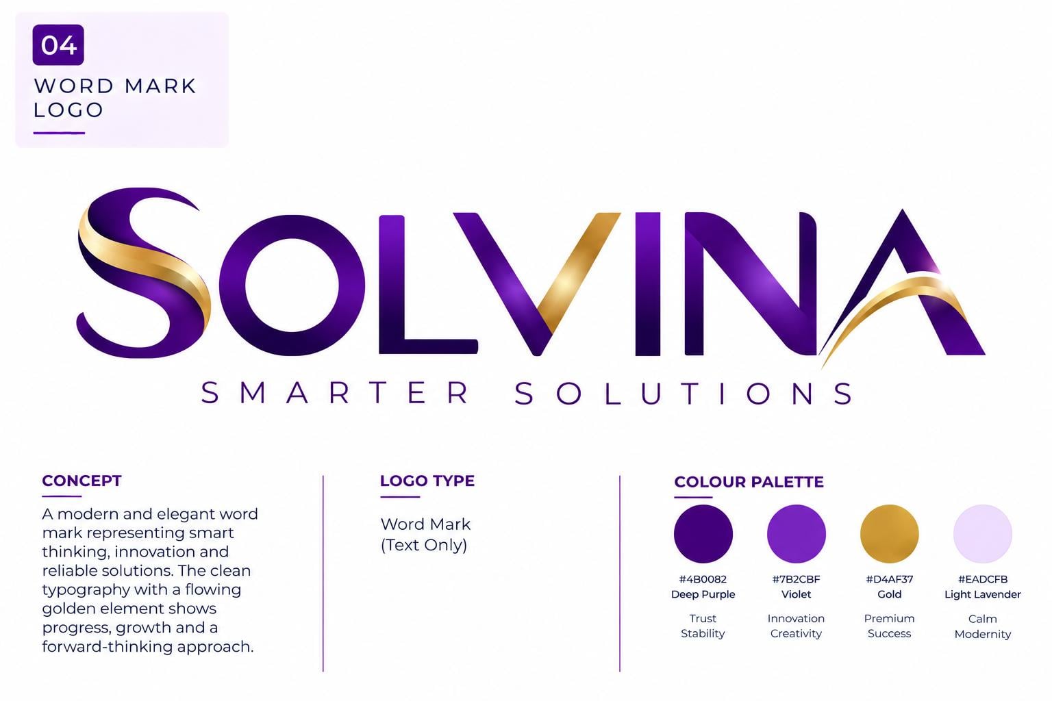 Wordmark logo example 4 of 5
