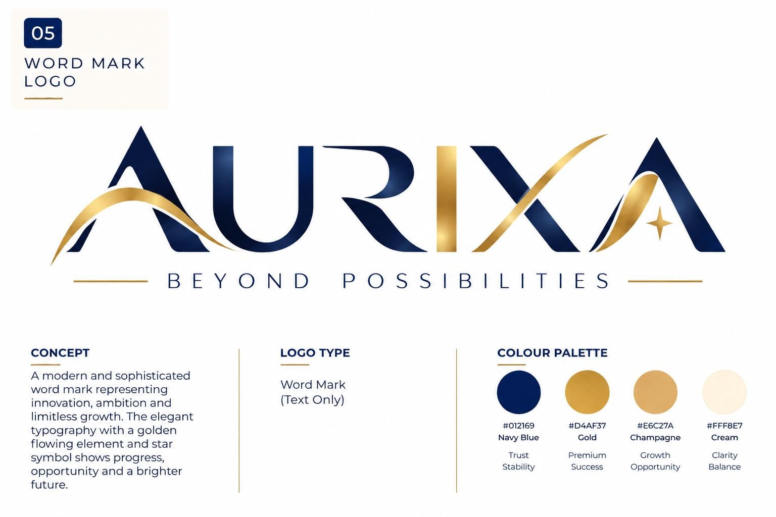 Wordmark logo example 5 of 5
